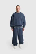 Pesocl Raws Sweater Washed Blue