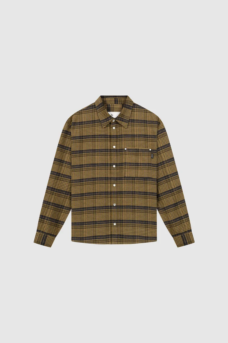Pesoclo Boulevard Flannel Brown Pesoclo Boulevard Flannel Brown