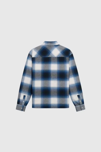 Pesoclo Checkered Flannel Navy
