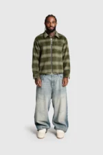 Pesoclo Flannel Jacket Olive