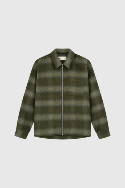 Pesoclo Flannel Jacket Olive