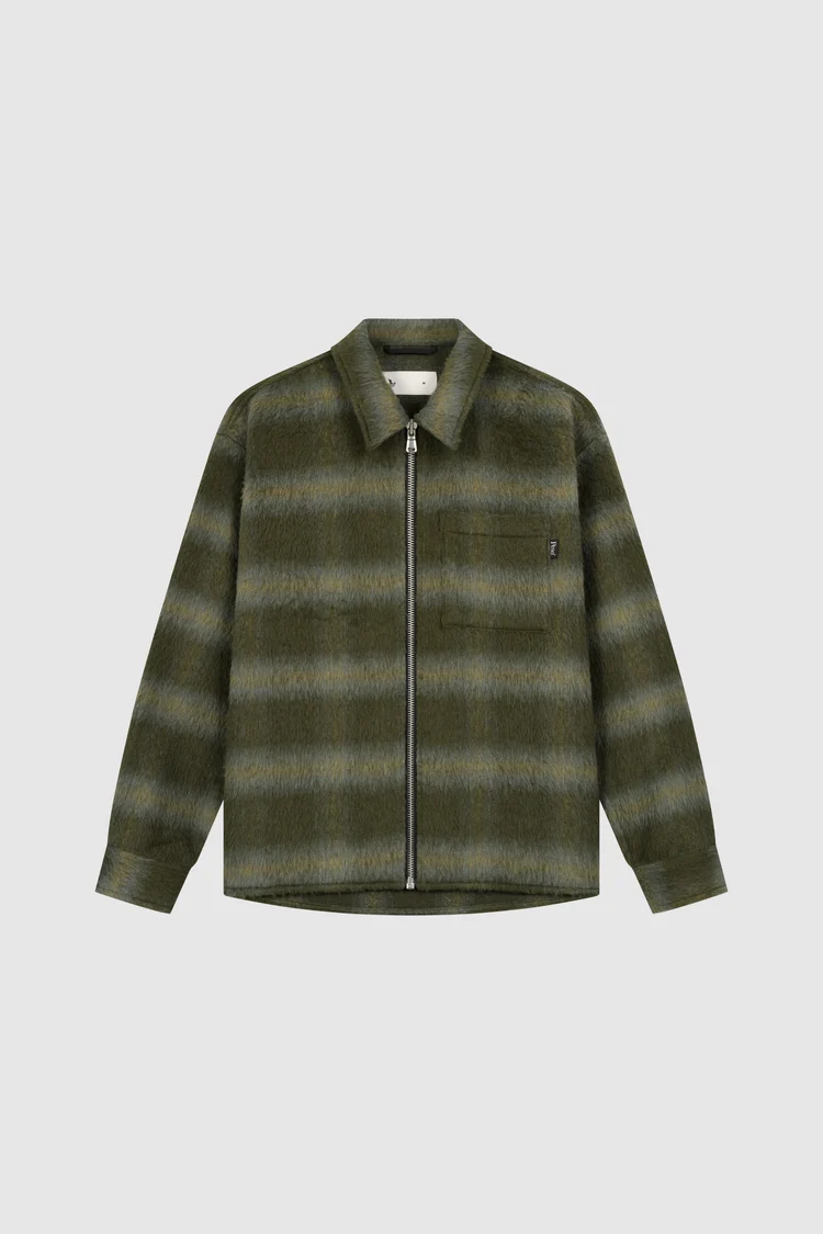 Pesoclo Flannel Jacket Olive Pesoclo Flannel Jacket Olive