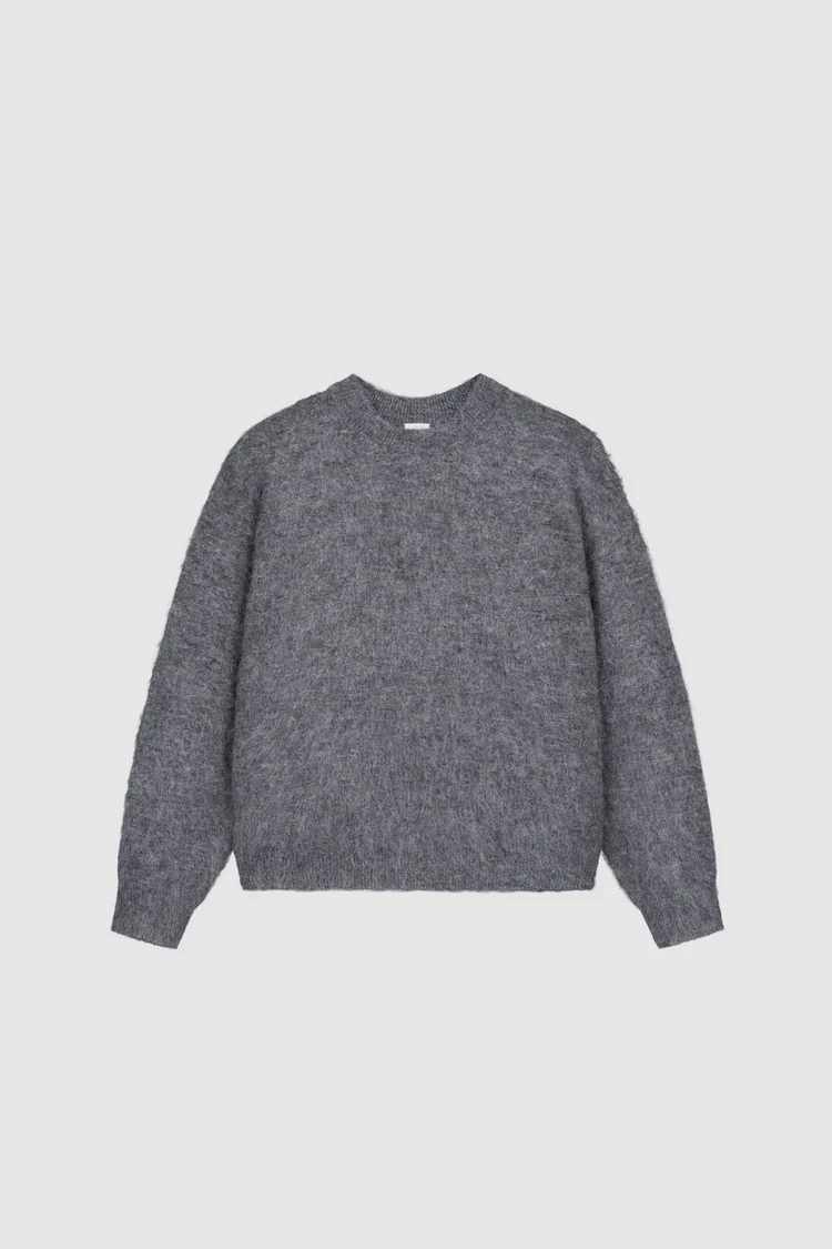 Pesoclo Fuzzy Knit Anthra Pesoclo Fuzzy Knit Anthra