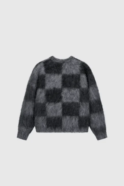 Pesoclo Fuzzy Knit Checkerboard