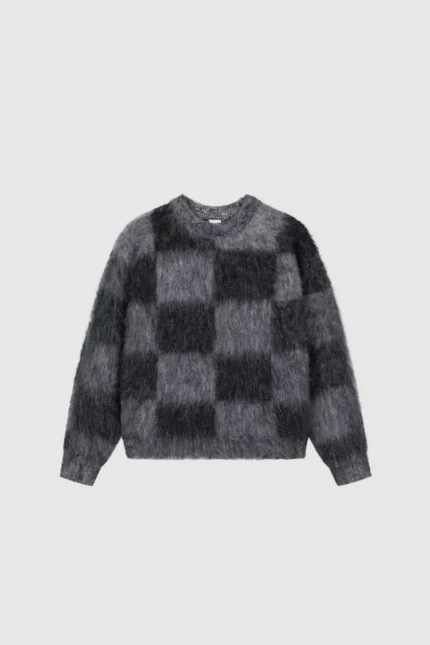 Pesoclo Fuzzy Knit Checkerboard
