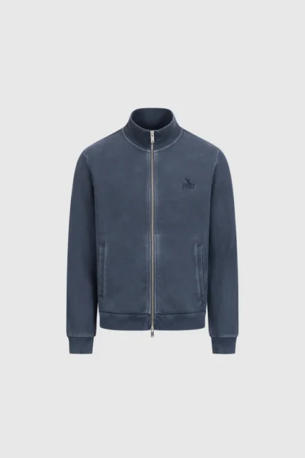 Pesoclo Knit Jacket Washed Navy