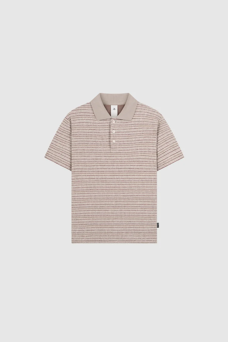 Pesoclo Knit Polo Beige Pesoclo Knit Polo Beige