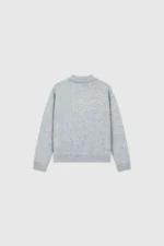 Pesoclo Knit Polo Sweater Grey