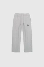 Pesoclo Logo Raws Open Leg Jogger Grey Melange