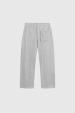 Pesoclo Logo Raws Open Leg Jogger Grey Melange