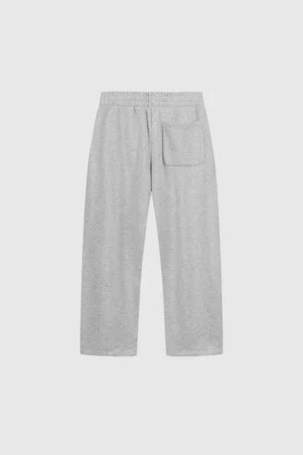 Pesoclo Logo Raws Open Leg Jogger Grey Melange