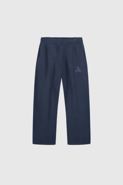 Pesoclo Logo Raws Open Leg Jogger Navy