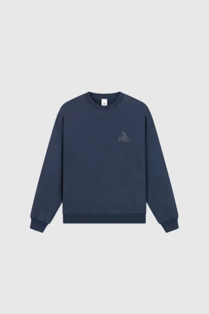 Pesoclo Logo Raws Sweater Navy