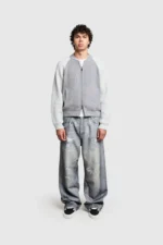 Pesoclo Raglan Varsity Knit Grey