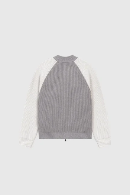 Pesoclo Raglan Varsity Knit Grey