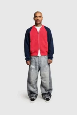 Pesoclo Raglan Varsity Knit Red