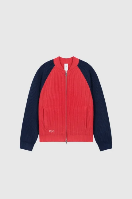 Pesoclo Raglan Varsity Knit Red