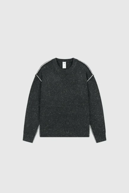 Pesoclo Raw Edge Knit Black