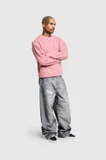 Pesoclo Raw Edge Knit Pink