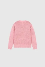 Pesoclo Raw Edge Knit Pink