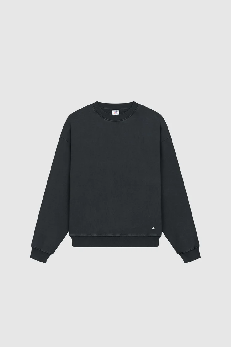 Pesoclo Raws Sweater Washed Black Pesoclo Raws Sweater Washed Black