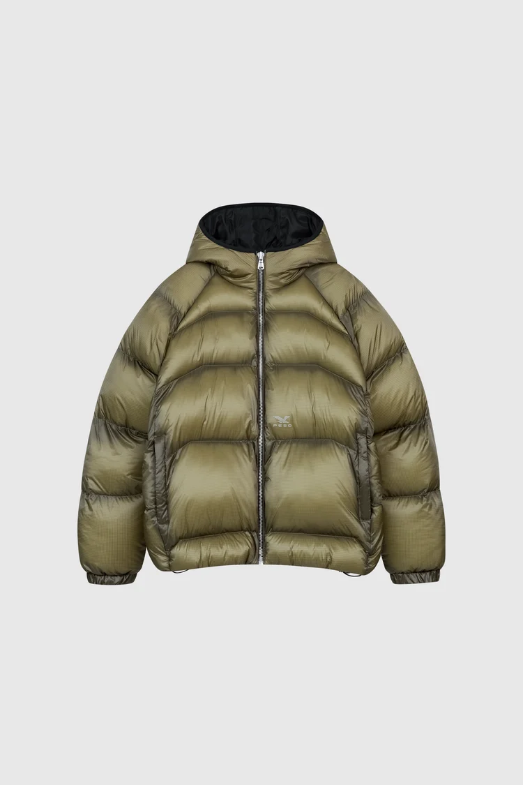 Pesoclo Translucent Puffer Olive Pesoclo Translucent Puffer Olive