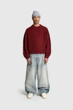 Pesoclo Waffle Knit Burgundy