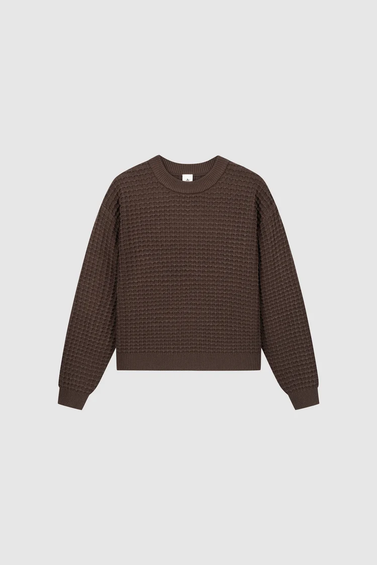 Pesoclo Waffle Knit Chocolate Pesoclo Waffle Knit Chocolate