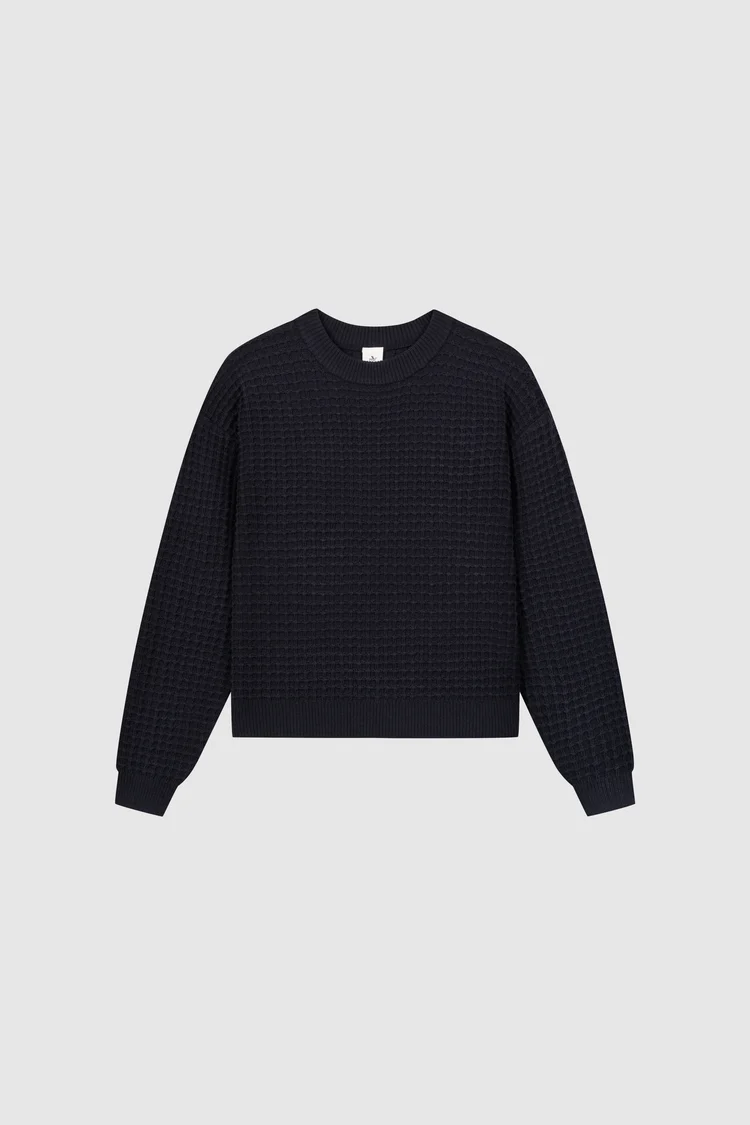 Pesoclo Waffle Knit Navy Pesoclo Waffle Knit Navy