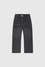 Pesocol Denim Cargo Washed Black