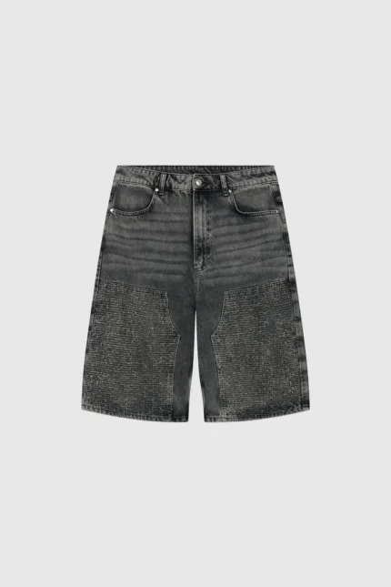 Pesocol Needlepunch Shorts Grey