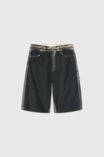 Pesocol Painted Shorts Painted Black