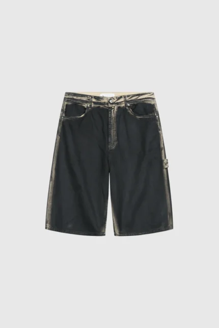Pesocol Painted Shorts Painted Black