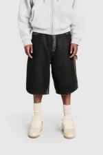 Pesocol Painted Shorts Painted Black