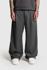 Pesocol Pleat Pants Gray